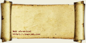 Danijela Vujanović vizit kartica